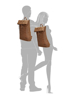 Kép Enrico Benetti Rotterdam 15" notebook hátizsák 15 l Camel