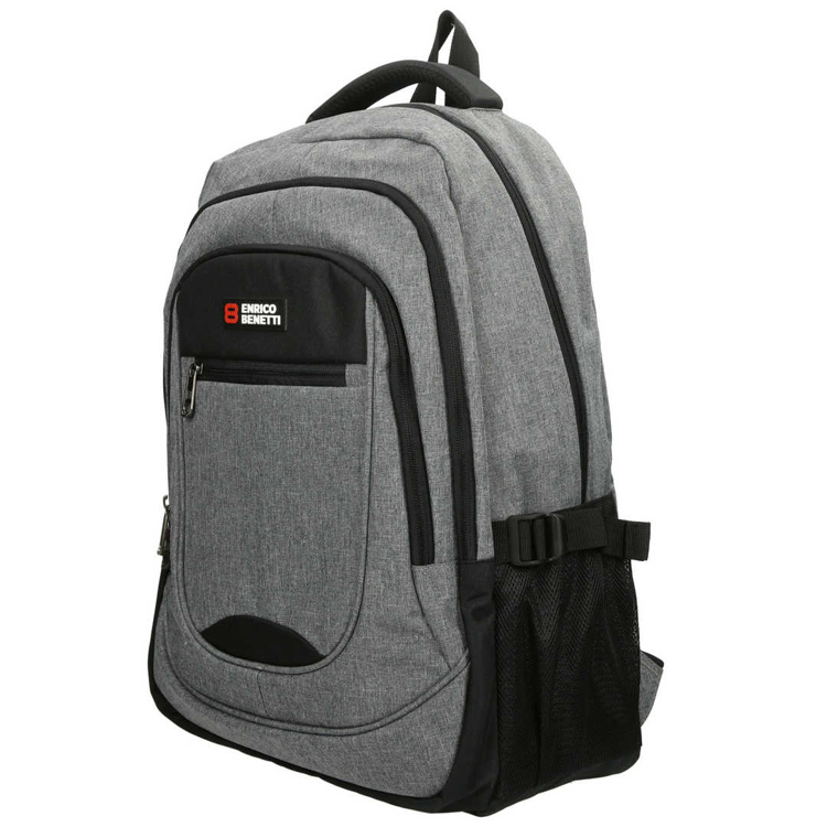 Kép Enrico Benetti Hamburg notebook hátizsák 35,5 L Világosszürke 35,5 L