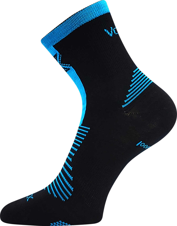 Kép VOXX® Woralf zokni fekete/neon türkiz 3 pár