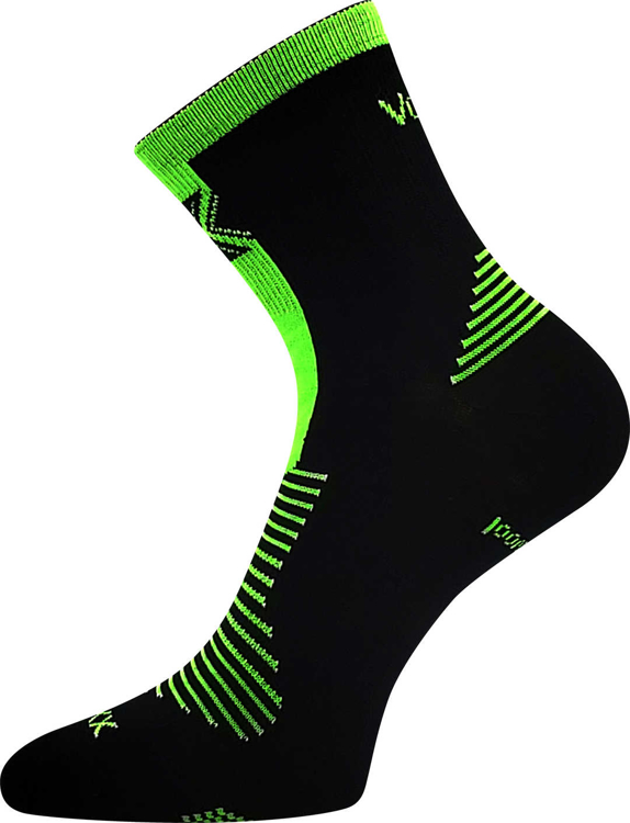 Kép VOXX® Woralf zokni fekete/neonzöld 3 pár