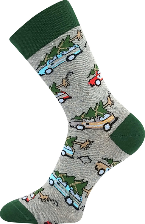 Kép LONKA® zokni Damer car 3 pár