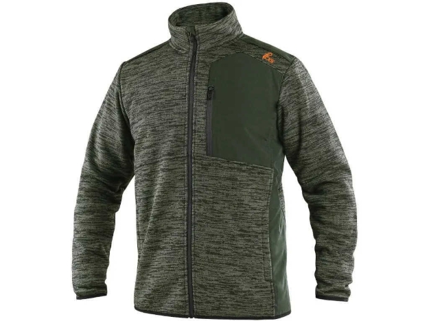 Kép CXS 4ENVI HAMPTON Férfi melegítő pulóver khaki színben