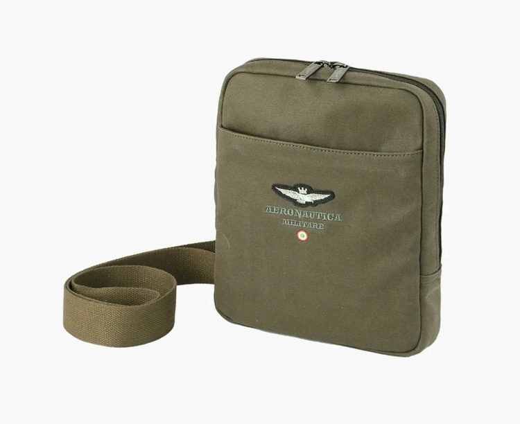 Kép Táska kereszt Aeronautica Militare Új város AM-542-33 zöld 2 L