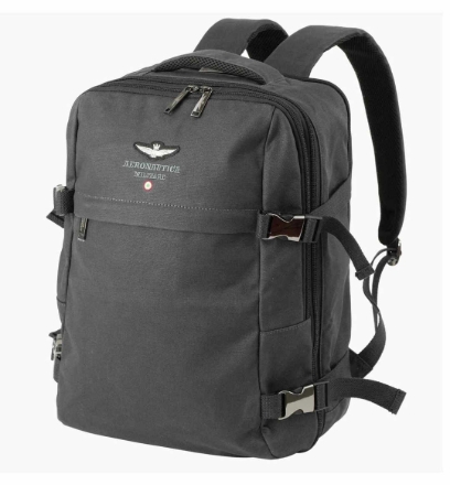 Kép Hátizsák Aeronautica Militare New city 15 EXP AM-543-01 fekete 24 L