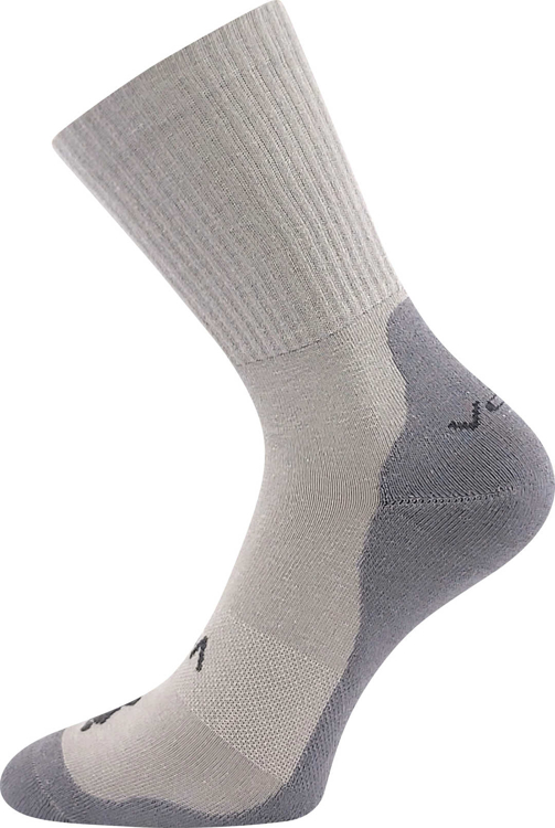 Kép VOXX® Barefootan frottír zokni világosszürke 3 pár