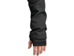 Kép CXS NORFOLK Kids softshell kabát fekete színű, HV sárga/narancssárga kiegészítőkkel