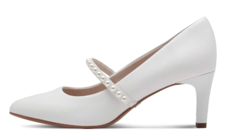 Kép Tamaris 1-22424-44-100 Női fehér balerinák