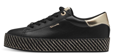 Kép Tamaris 1-23713-42-048 Női tornacipő fekete / arany