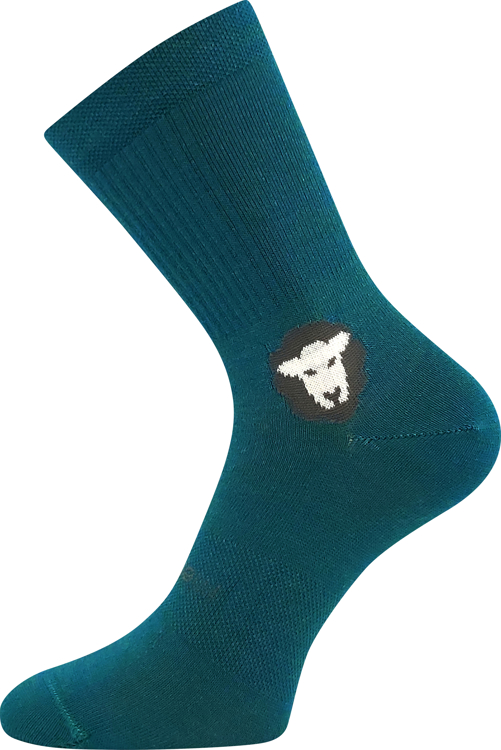 Kép VOXX® zokni Barefootan merino kék-zöld 3 pár
