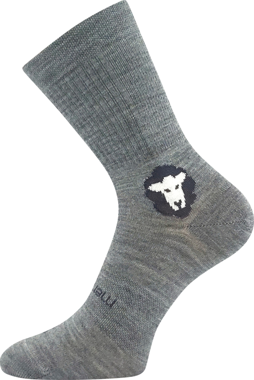Kép VOXX® zokni Barefootan merino világosszürke 3 pár