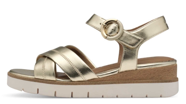 Kép Tamaris 1-28202-42-933 Női ékszandál arany