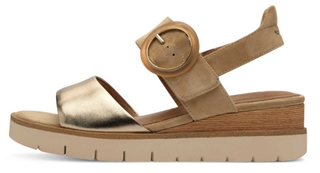 Kép Tamaris 1-28206-42-445 női ékszandál barna