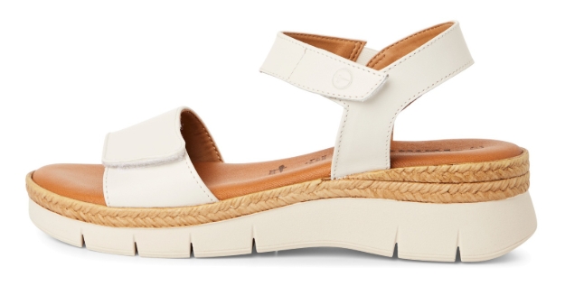 Kép Tamaris 1-28220-44-117 Női ékszandál fehér