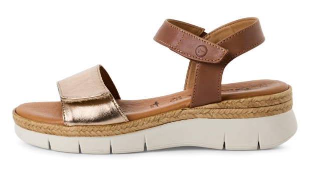 Kép Tamaris 1-28220-44-392 női ékszandál barna