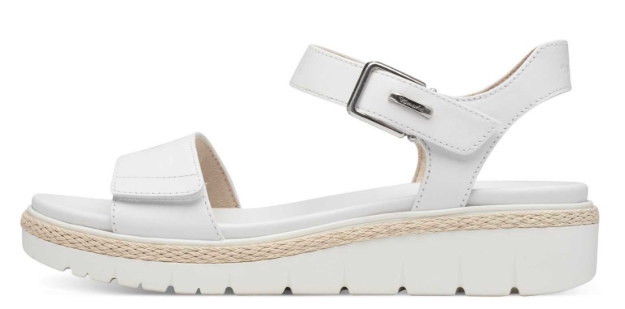 Kép Tamaris 1-28260-42-100 Női ékszandál fehér