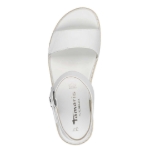 Kép Tamaris 1-28260-42-100 Női ékszandál fehér