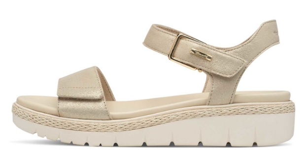 Kép Tamaris 1-28260-42-179 Női ékszandál bézs színben