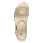 Kép Tamaris 1-28260-42-179 Női ékszandál bézs színben