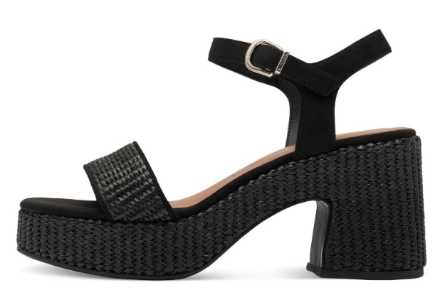 Kép Tamaris 1-28311-44-001 Női sarokszandál fekete