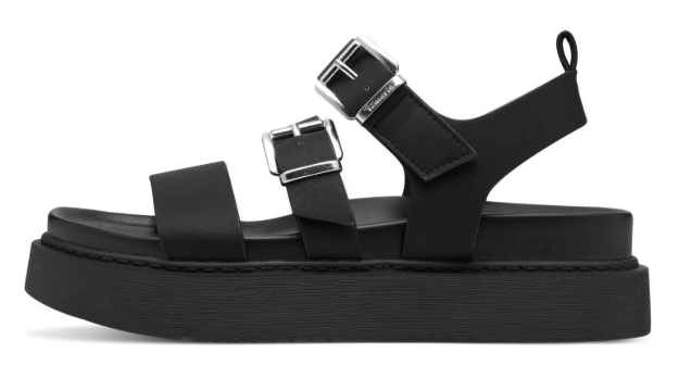 Kép Tamaris 1-28401-44-001 Női sarokszandál fekete