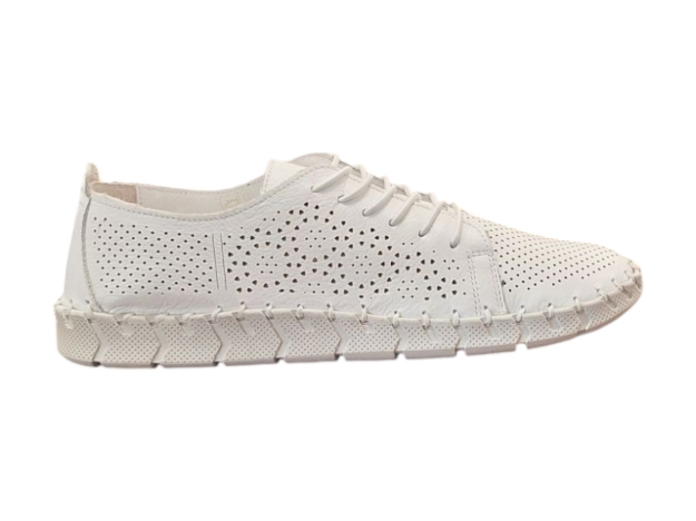 Kép Wild 647051 fehér női teljes bőr csizma