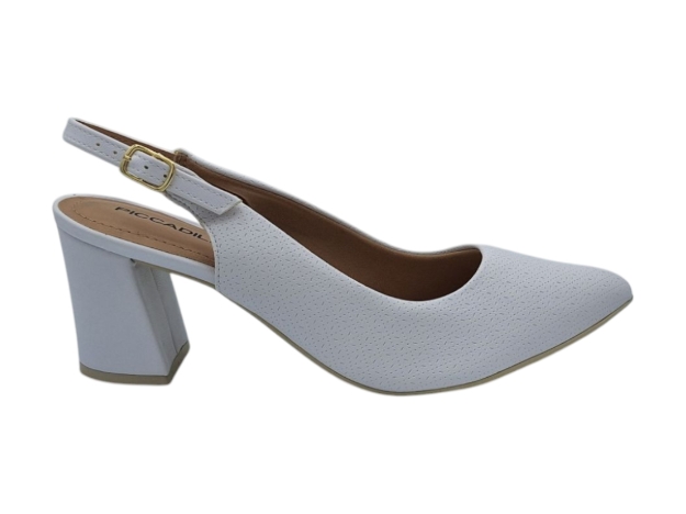 Kép Piccadilly 745145-30 Női sarokszandál fehér