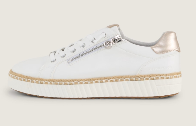 Kép Tom Tailor 9590330001 Női tornacipő fehér