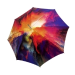 Kép DOPPLER MANUFAKTUR Elegance AC Bohéme ART - női luxus esernyő többszínű nyomtatással