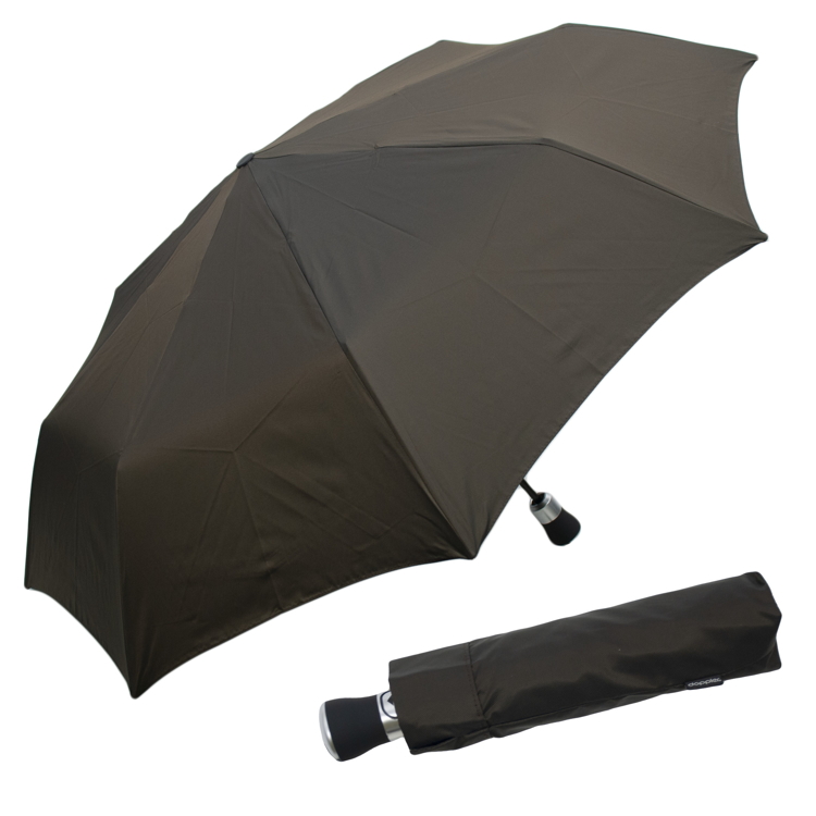 Kép DOPPLER MANUFAKTUR OXFORD Royal Dark Brown - teljesen automata luxus esernyő barna színben