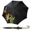 Kép DOPPLER MANUFAKTUR Elegance Boheme Tropicale - női luxus esernyő kolibris nyomatokkal