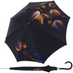 Kép DOPPLER MANUFAKTUR Elegance Boheme Viola - női luxus esernyő absztrakt virágmintás lila színben