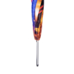 Kép DOPPLER MANUFAKTUR Elegance Boheme Flame - női luxus esernyő absztrakt lángnyomtatással, több színben