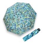 Kép DERBY Hit Mini Moving Lines Blue - női összecsukható esernyő zöld