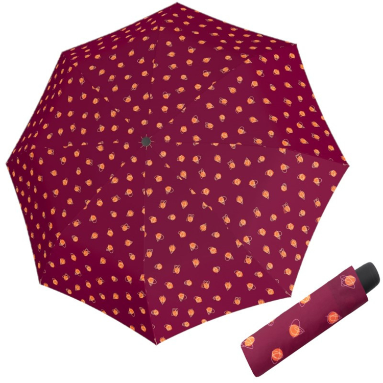 Kép DERBY Hit Mini Candy Berry - női összecsukható esernyő bordó (bordó)