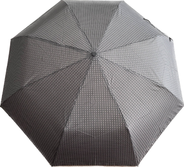 Kép DERBY Hit Mini urak nyomtatott / Herren gemustert- férfi összecsukható esernyő szürke
