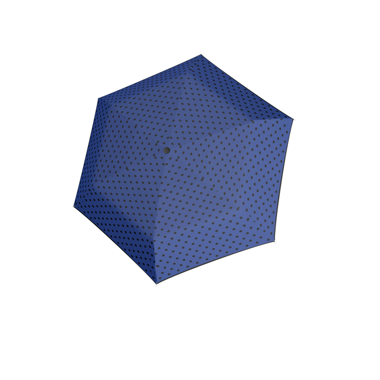 Kép DERBY Hit Mini Flat Dots - női összecsukható esernyő kék