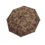 Kép DOPPLER Mini Light Leaves - női összecsukható esernyő barna színben