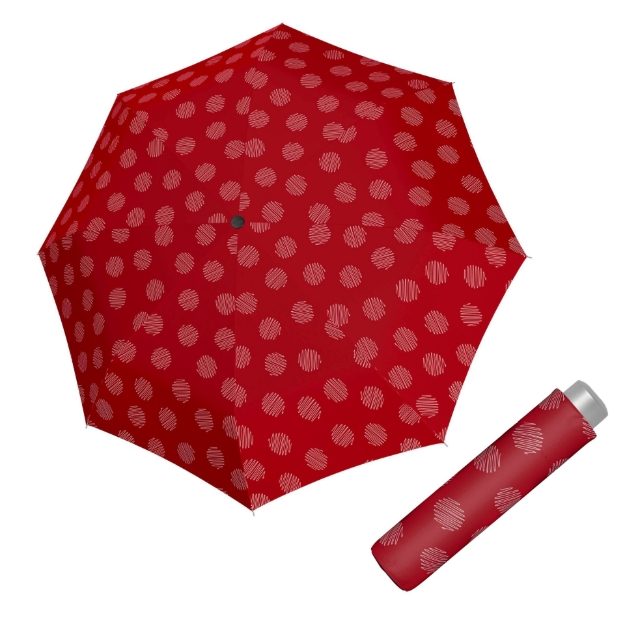 Kép DOPPLER Mini Light Soul piros - női összecsukható esernyő