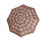 Kép DOPPLER Mini Light Check - férfi összecsukható esernyő barna színben