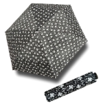 Kép DOPPLER Zero 99 Shamrock - női/gyermek összecsukható esernyő, fekete színű