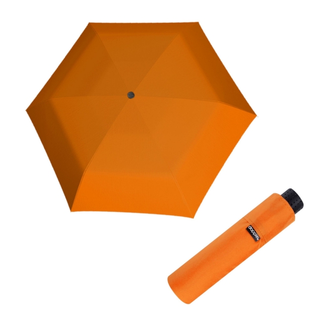 Kép DOPPLER Fiber Havanna Uni Vibrant orange - női összecsukható esernyő narancs színben