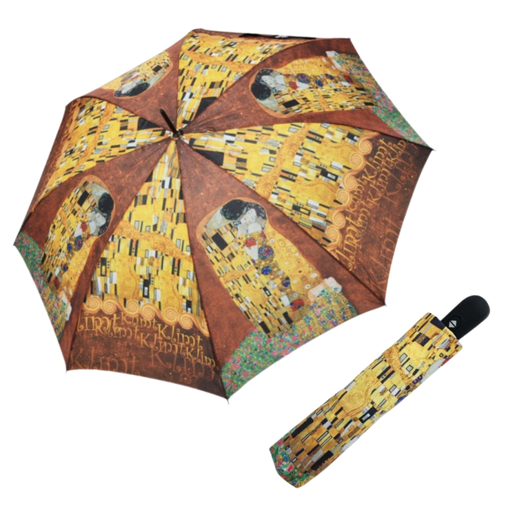 Kép DOPPLER Magic Mini Klimt "Der Kuss" - női teljesen automata esernyő több színben