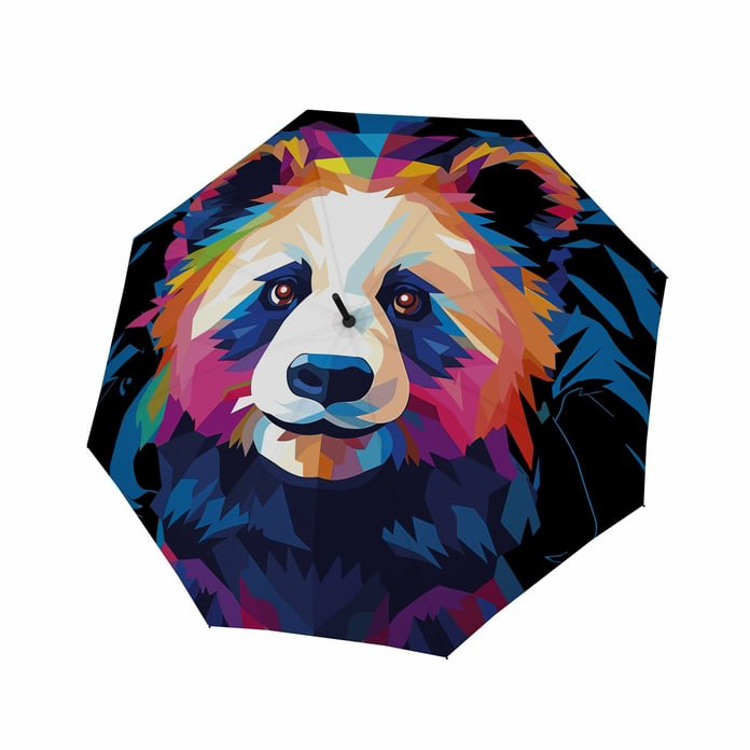 Kép DOPPLER Modern Art Hosszú AC Mighty Panda - Bare Shot esernyő többszínű