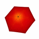 Kép DOPPLER Carbonsteel Mini Slim Fusion piros/sárga - női összecsukható esernyő sárga színben