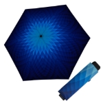 Kép DOPPLER Carbonsteel Mini Slim Fusion kék - női összecsukható esernyő