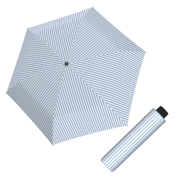 Kép DOPPLER Fiber Havanna Sailing Day Blue - női összecsukható esernyő kék színben
