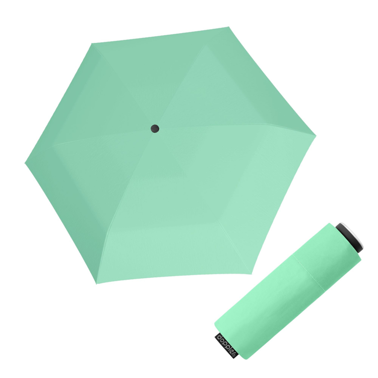 Kép DOPPLER Fiber Mini Compact uni menta zöld - női összecsukható esernyő világoszöld