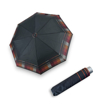 Kép DOPPLER Mini Light Afterglow piros - női összecsukható esernyő fekete