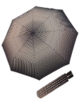 Kép DOPPLER Fiber Mini Fekete Fehér nyomok - női összecsukható esernyő