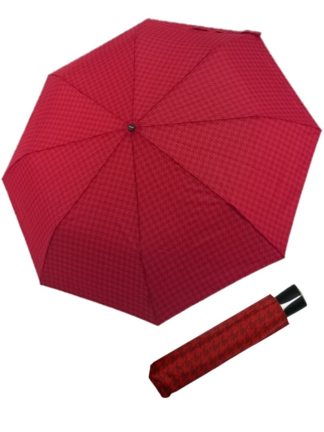 Kép DOPPLER Fiber Mini Denver - női összecsukható esernyő piros színben